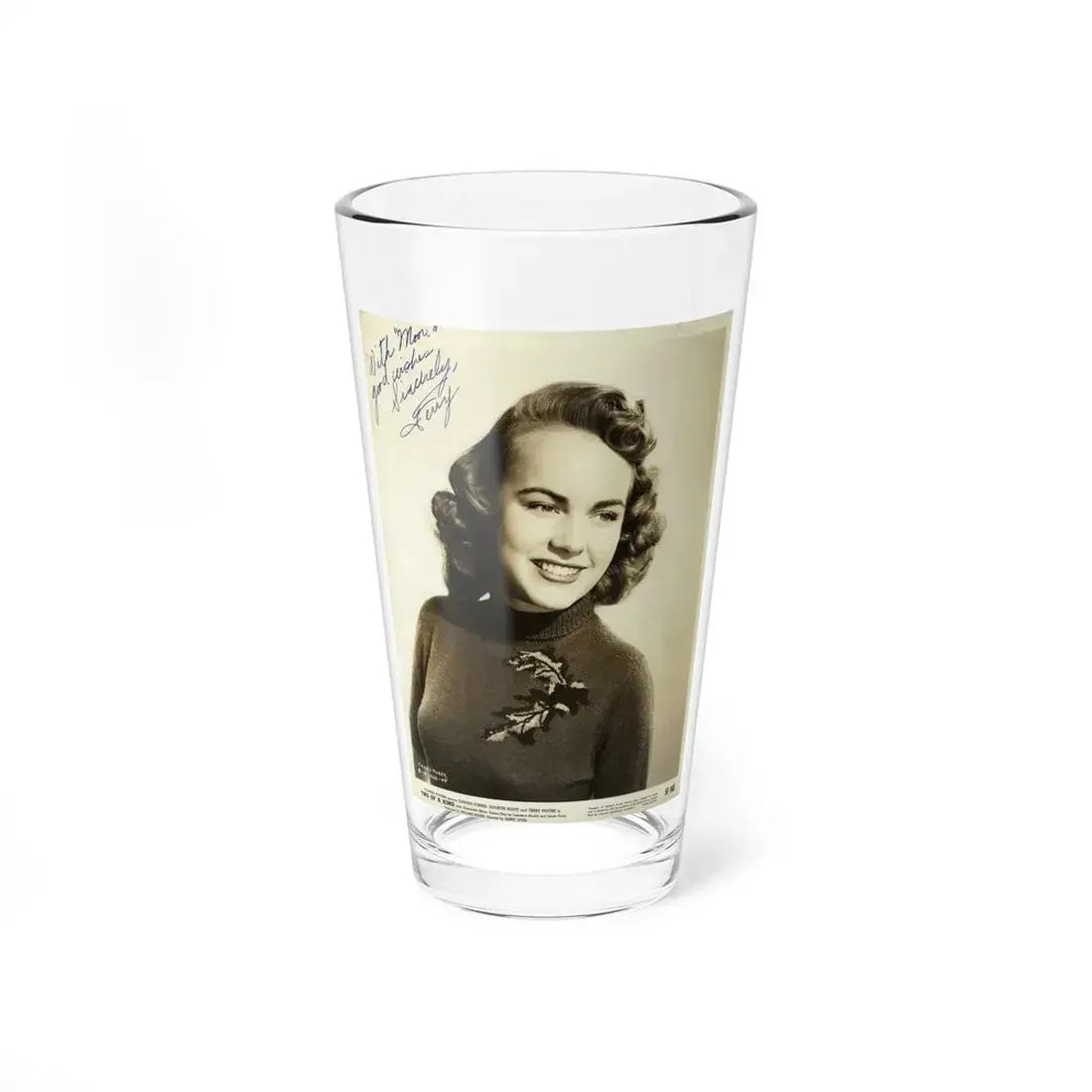Terry Moore #487 (Vintage Female Icon) Pint Glass 16oz 16oz - Go Mug Yourself