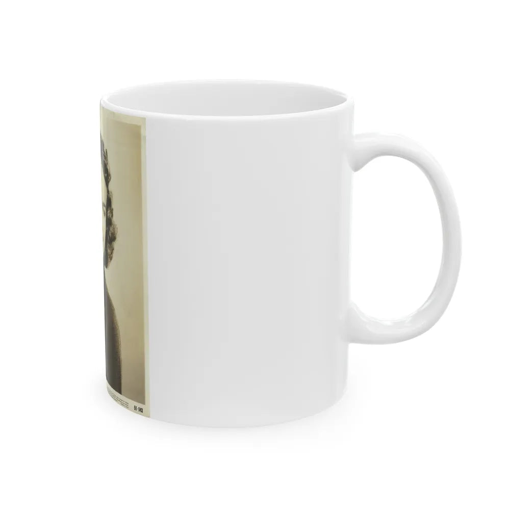 Terry Moore #487 (Vintage Female Icon) White Coffee Mug-Go Mug Yourself