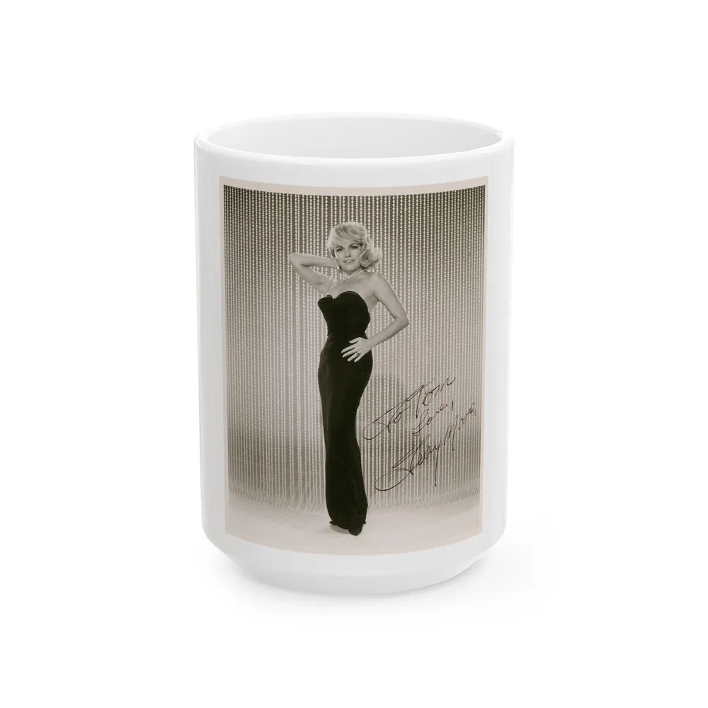 Terry Moore #488 (Vintage Female Icon) White Coffee Mug-15oz-Go Mug Yourself