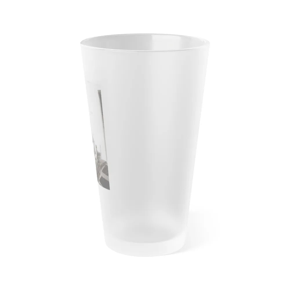 Terry Moore #489 (Vintage Female Icon) Frosted Pint Glass 16oz-Go Mug Yourself