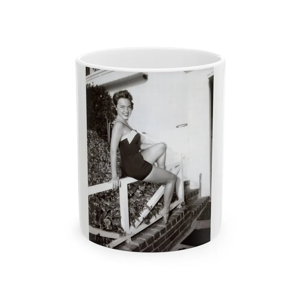 Terry Moore #489 (Vintage Female Icon) White Coffee Mug-11oz-Go Mug Yourself