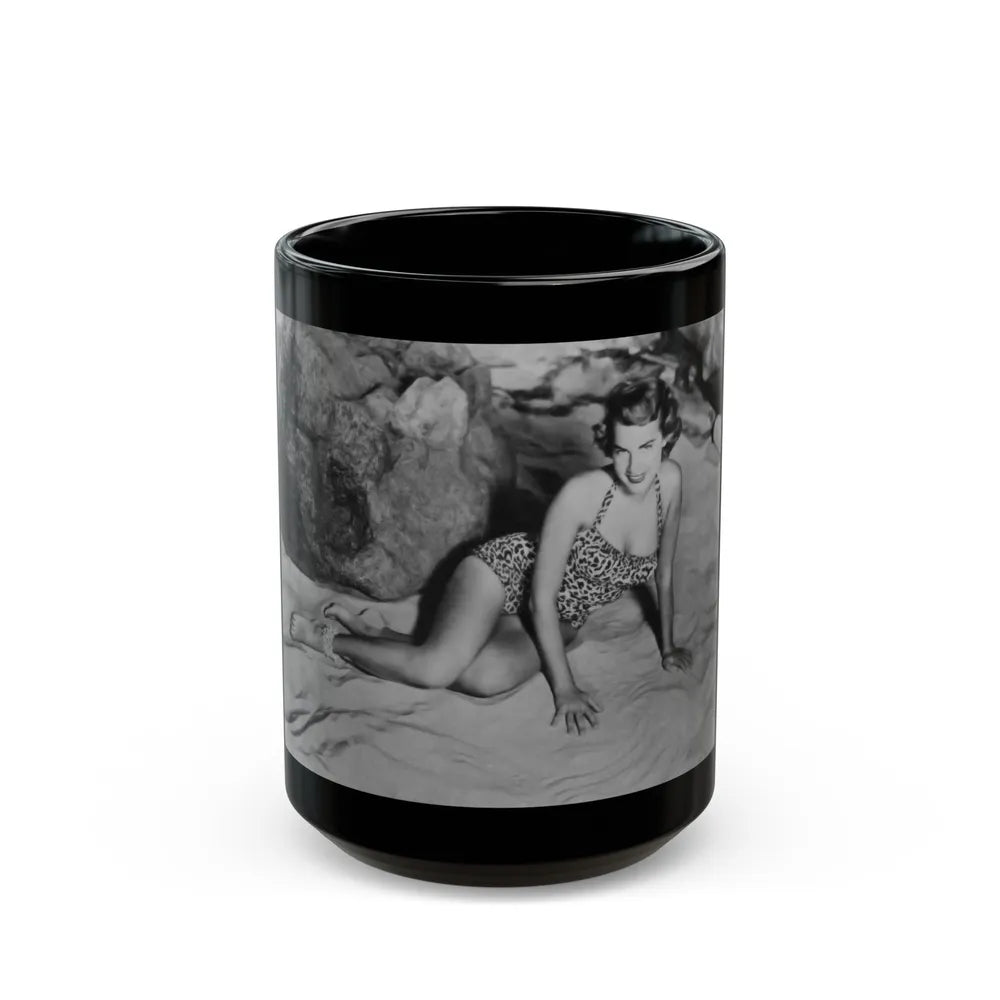 Terry Moore #49 (Vintage Female Icon) Black Coffee Mug-15oz-Go Mug Yourself