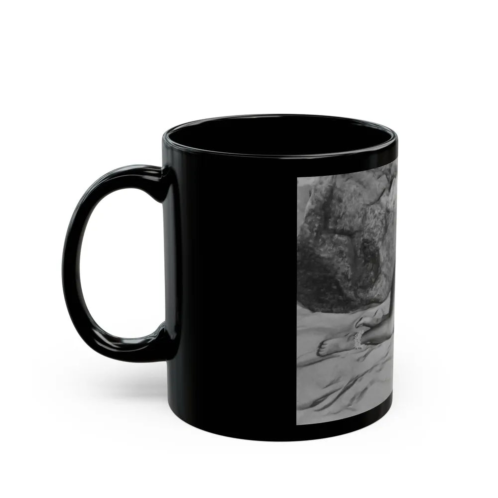 Terry Moore #49 (Vintage Female Icon) Black Coffee Mug-Go Mug Yourself
