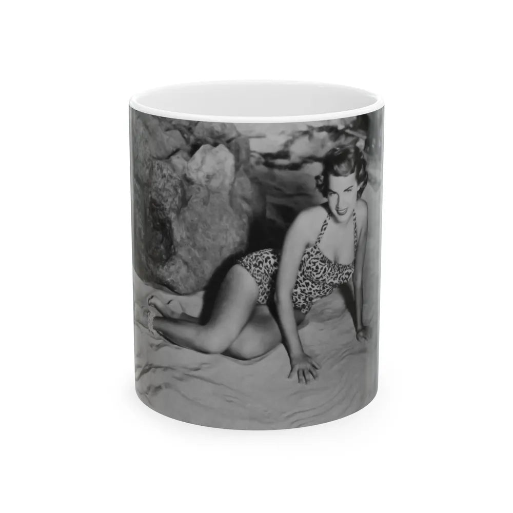 Terry Moore #49 (Vintage Female Icon) White Coffee Mug-11oz-Go Mug Yourself