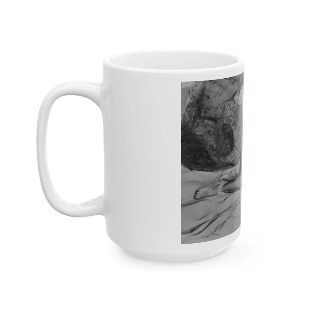 Terry Moore #49 (Vintage Female Icon) White Coffee Mug-Go Mug Yourself