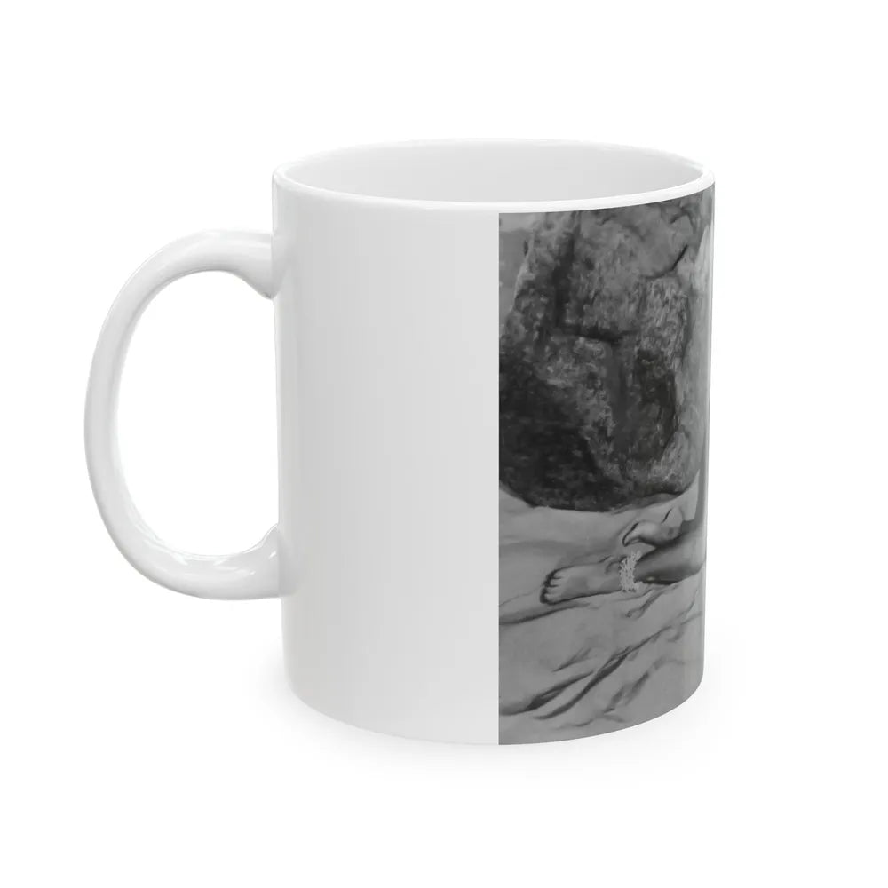 Terry Moore #49 (Vintage Female Icon) White Coffee Mug-Go Mug Yourself