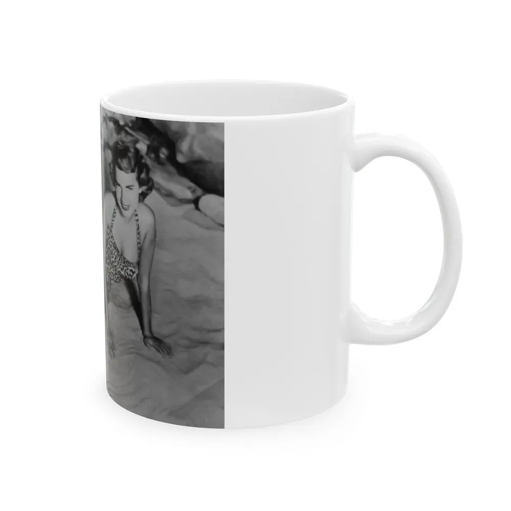 Terry Moore #49 (Vintage Female Icon) White Coffee Mug-Go Mug Yourself