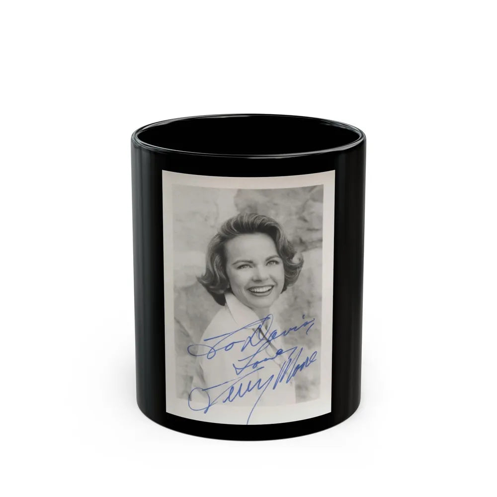 Terry Moore #491 (Vintage Female Icon) Black Coffee Mug-11oz-Go Mug Yourself