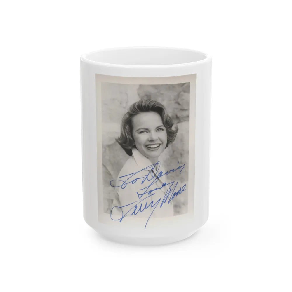 Terry Moore #491 (Vintage Female Icon) White Coffee Mug-15oz-Go Mug Yourself