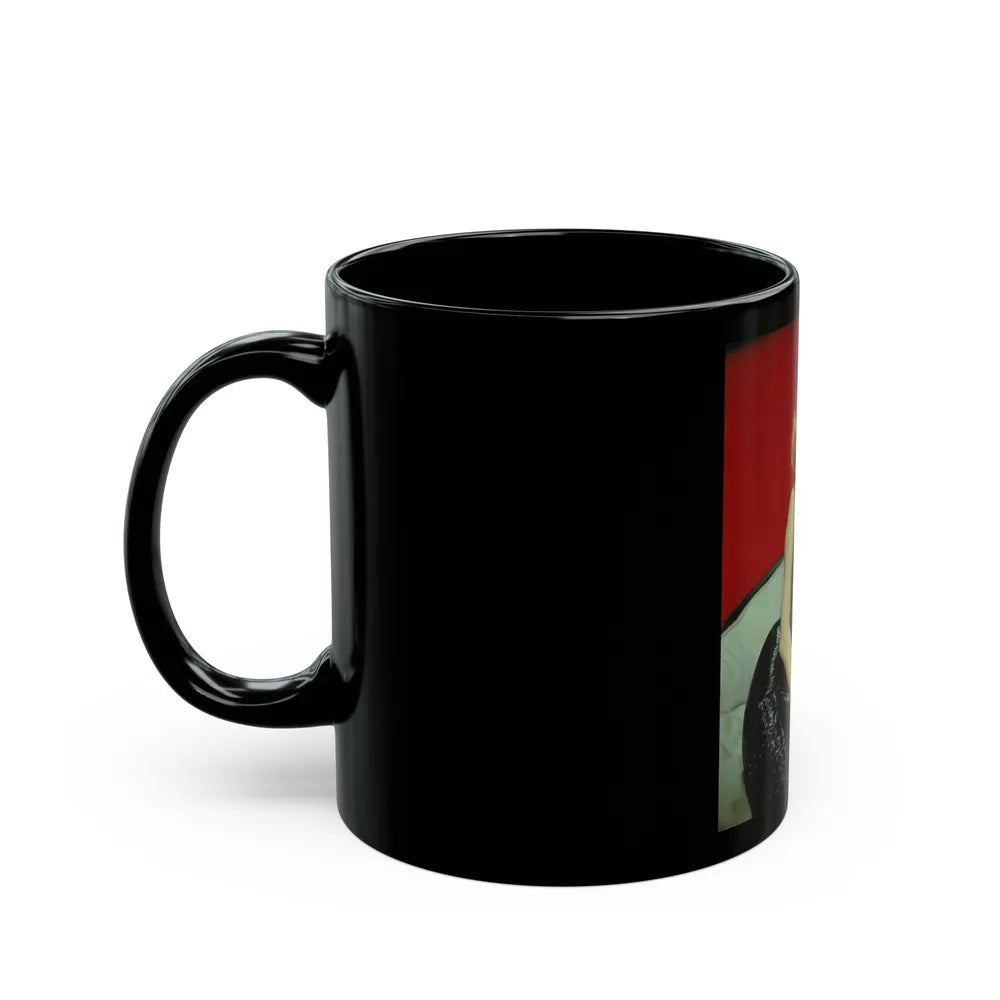 Terry Moore #494 (Vintage Female Icon) Black Coffee Mug-Go Mug Yourself