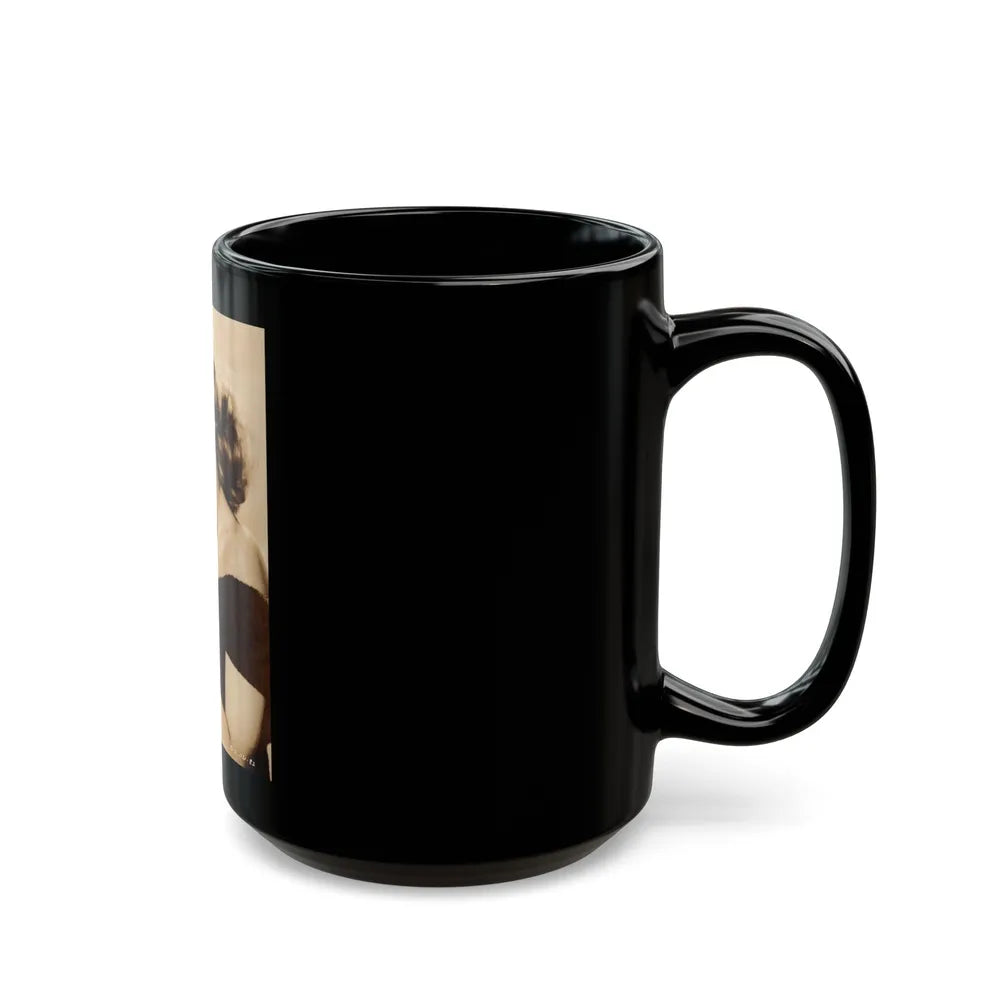 Terry Moore #499 (Vintage Female Icon) Black Coffee Mug-Go Mug Yourself