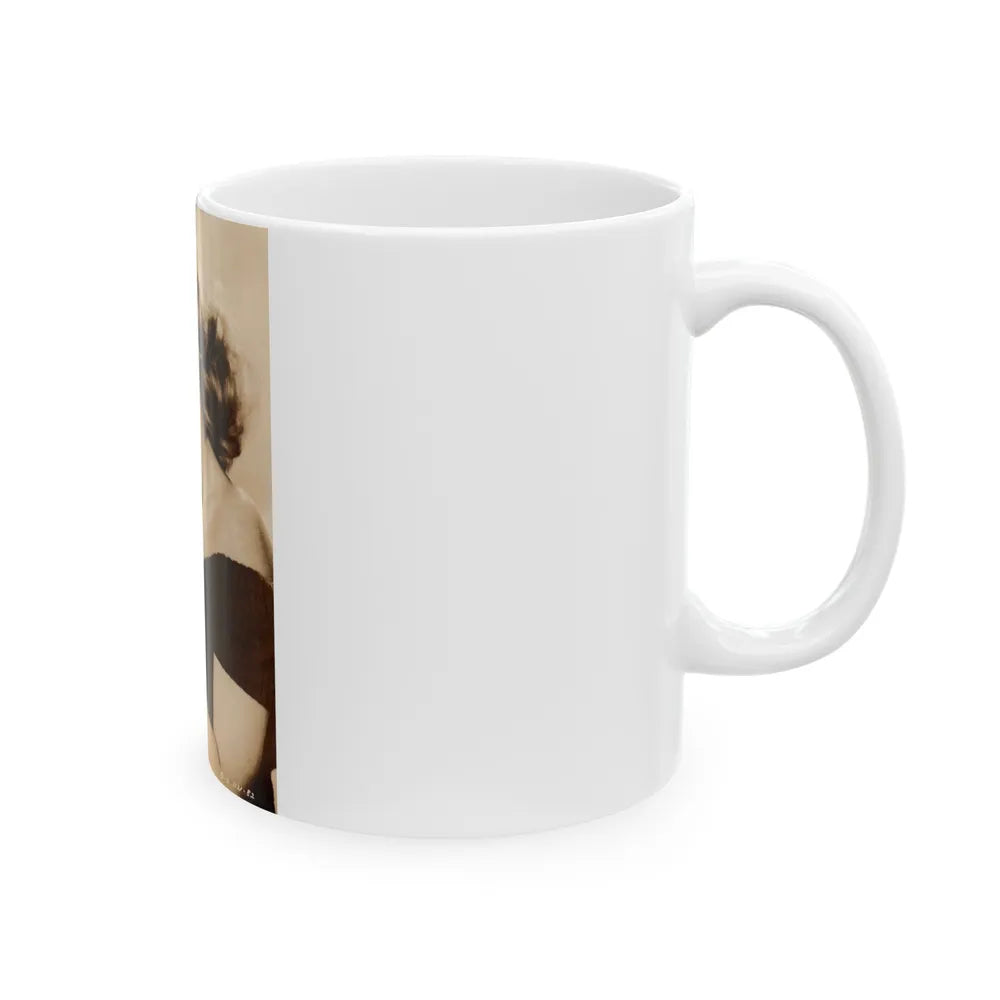 Terry Moore #499 (Vintage Female Icon) White Coffee Mug-Go Mug Yourself
