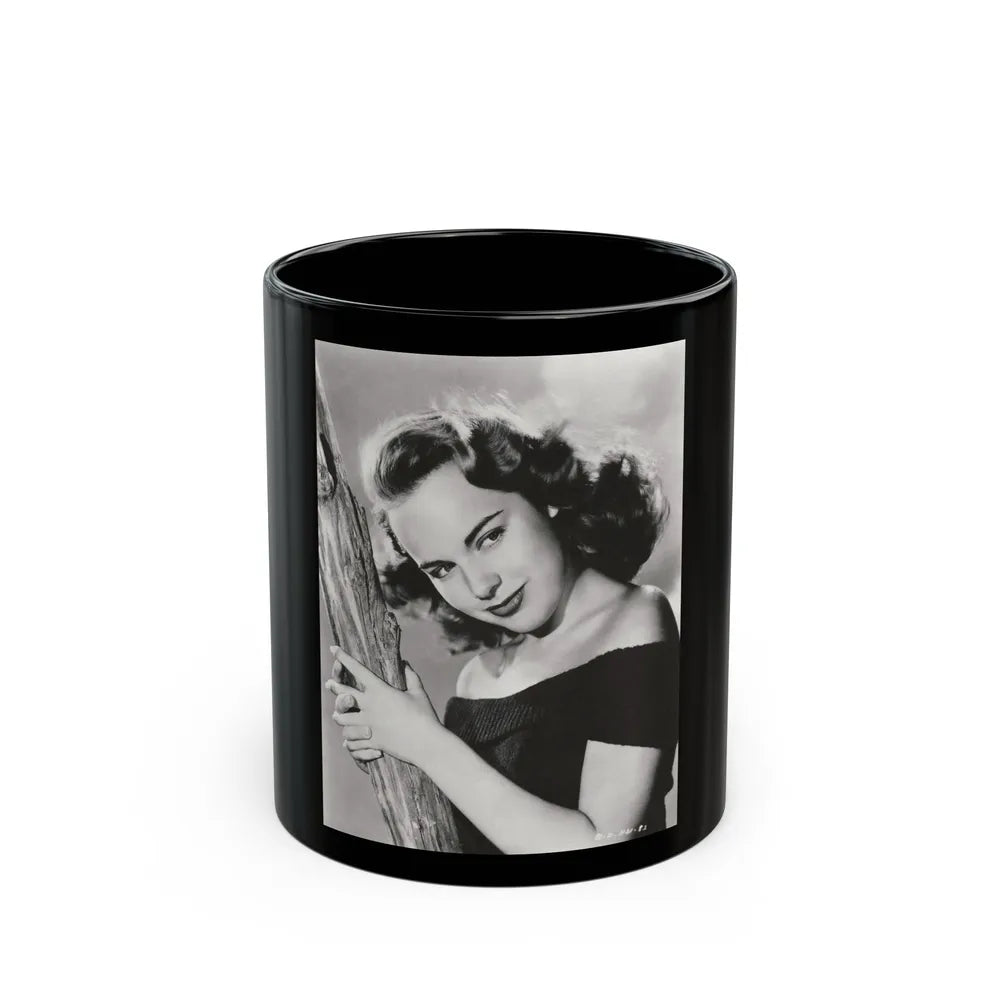 Terry Moore #4991 (Vintage Female Icon) Black Coffee Mug-11oz-Go Mug Yourself