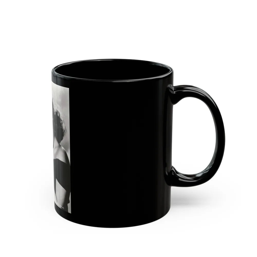 Terry Moore #4991 (Vintage Female Icon) Black Coffee Mug-Go Mug Yourself
