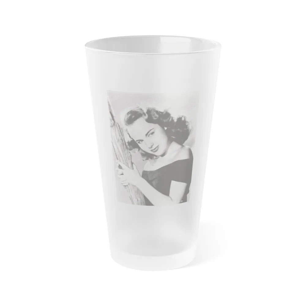 Terry Moore #4991 (Vintage Female Icon) Frosted Pint Glass 16oz-16oz-Frosted-Go Mug Yourself