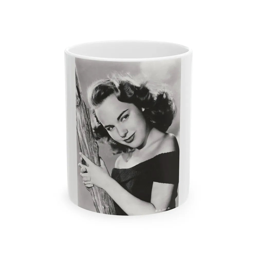 Terry Moore #4991 (Vintage Female Icon) White Coffee Mug-11oz-Go Mug Yourself