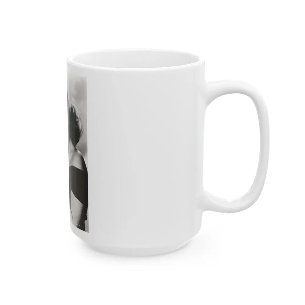 Terry Moore #4991 (Vintage Female Icon) White Coffee Mug-Go Mug Yourself