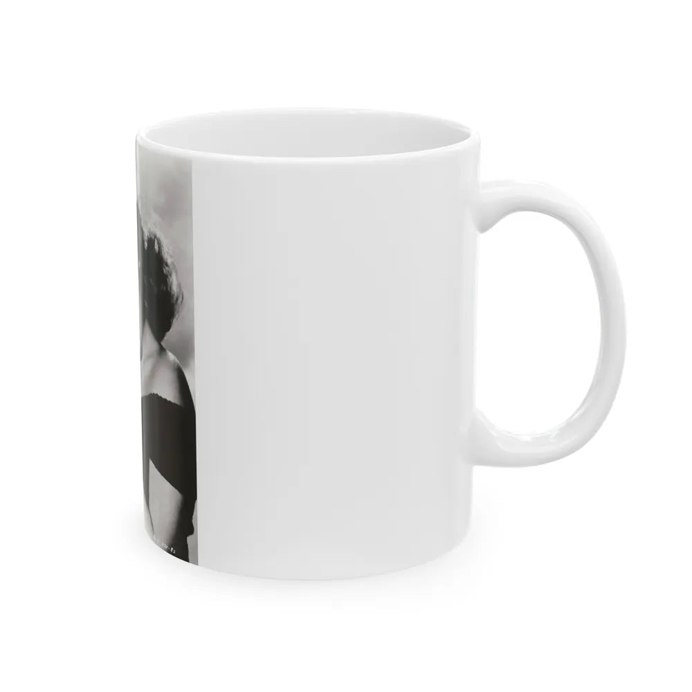 Terry Moore #4991 (Vintage Female Icon) White Coffee Mug-Go Mug Yourself
