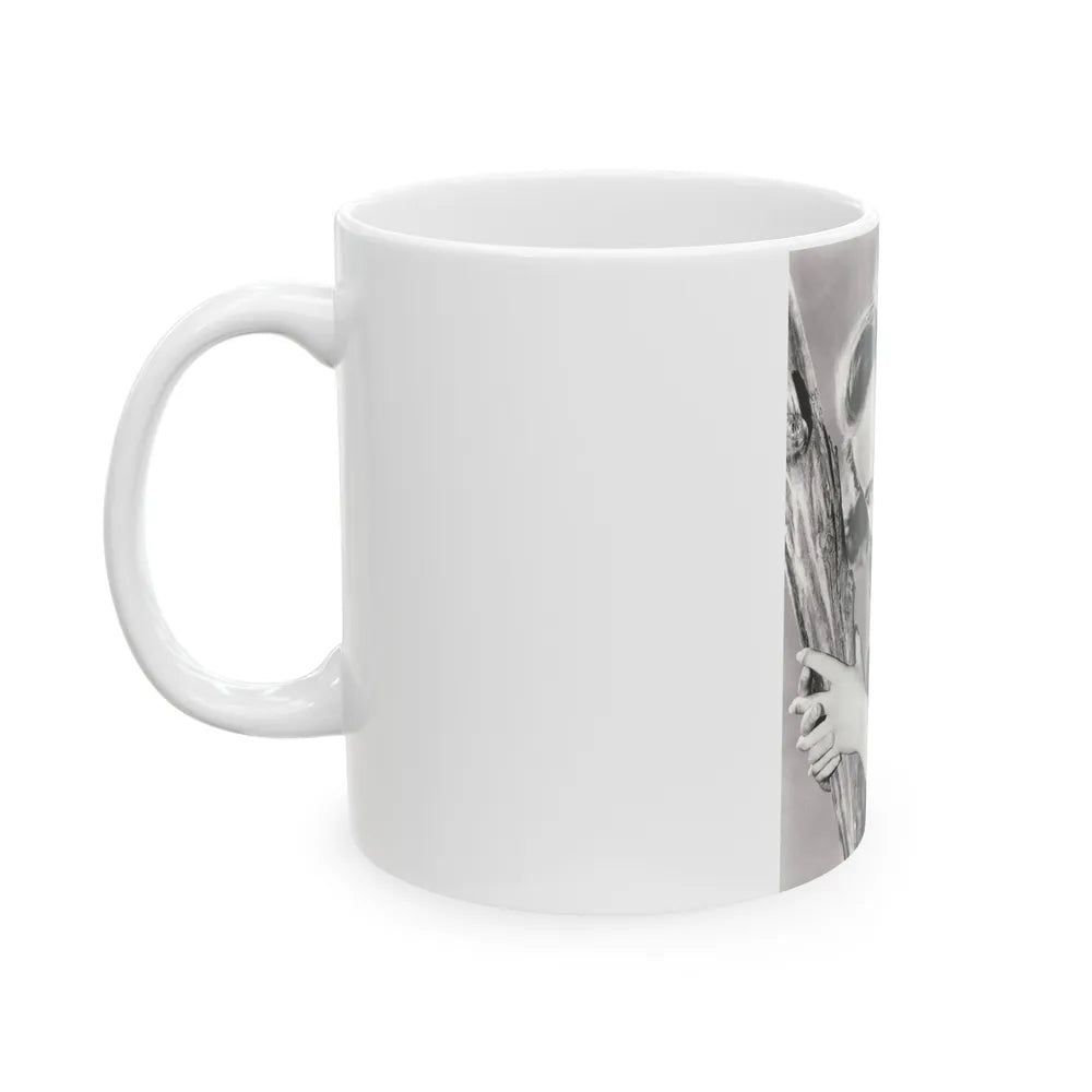 Terry Moore #4991 (Vintage Female Icon) White Coffee Mug-Go Mug Yourself