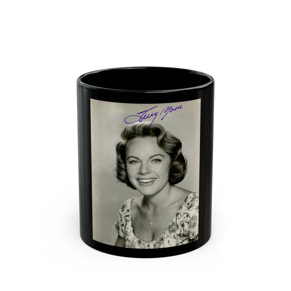 Terry Moore #500 (Vintage Female Icon) Black Coffee Mug-11oz-Go Mug Yourself