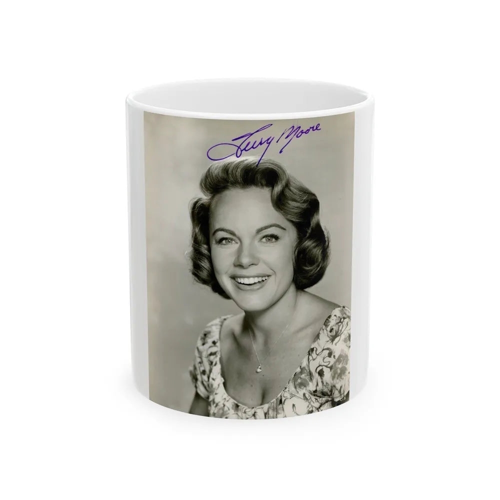 Terry Moore #500 (Vintage Female Icon) White Coffee Mug-11oz-Go Mug Yourself