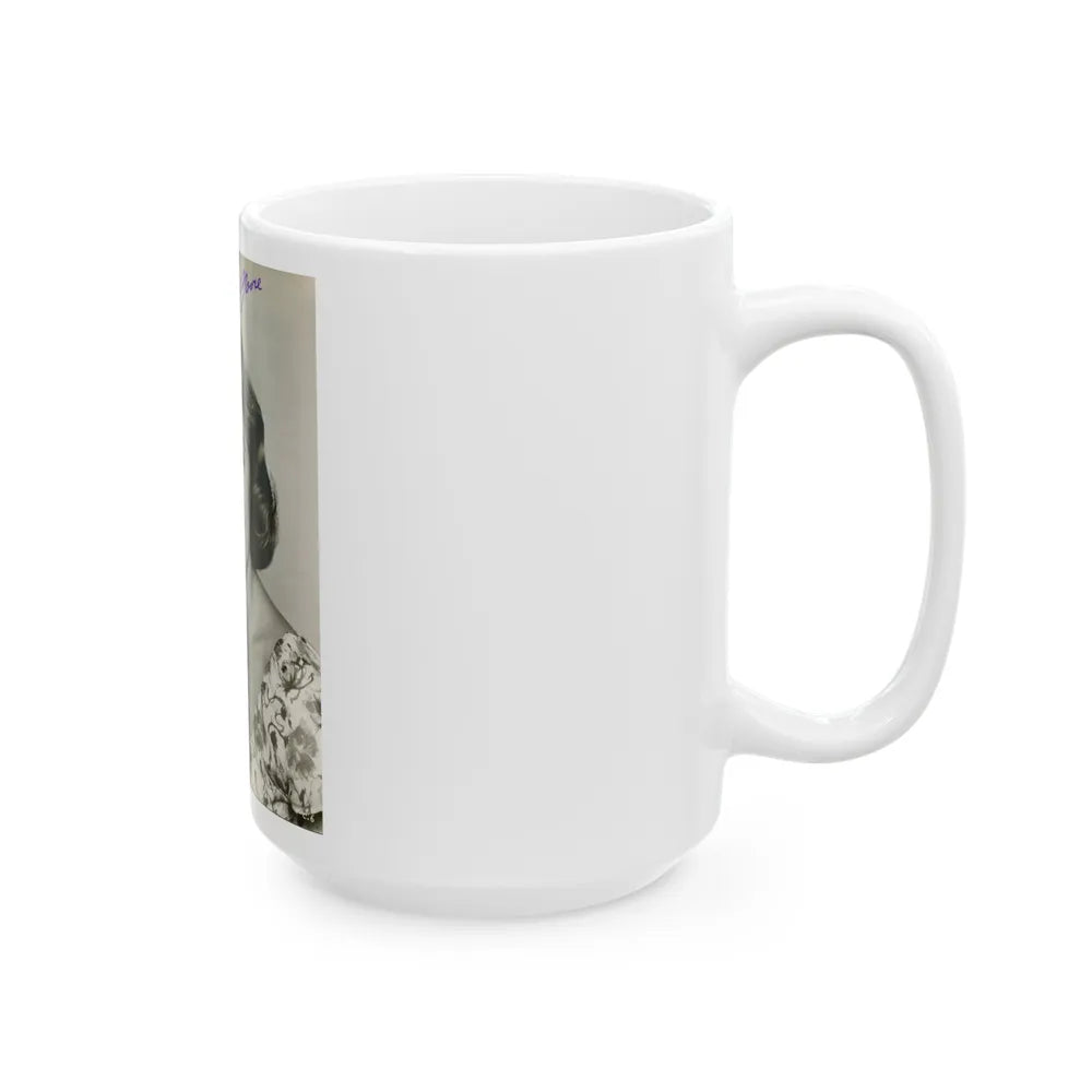 Terry Moore #500 (Vintage Female Icon) White Coffee Mug-Go Mug Yourself