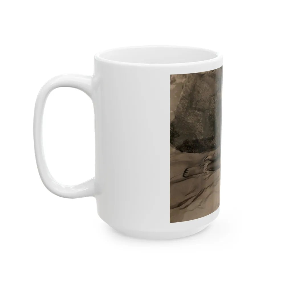 Terry Moore #501 (Vintage Female Icon) White Coffee Mug-Go Mug Yourself