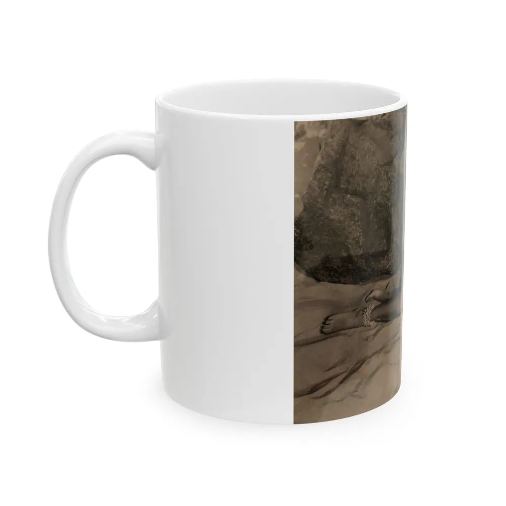 Terry Moore #501 (Vintage Female Icon) White Coffee Mug-Go Mug Yourself