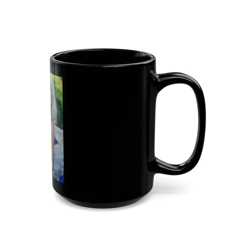 Terry Moore #504 (Vintage Female Icon) Black Coffee Mug-Go Mug Yourself