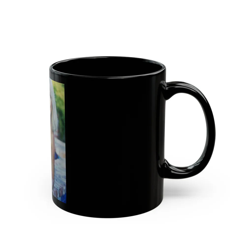 Terry Moore #504 (Vintage Female Icon) Black Coffee Mug-Go Mug Yourself