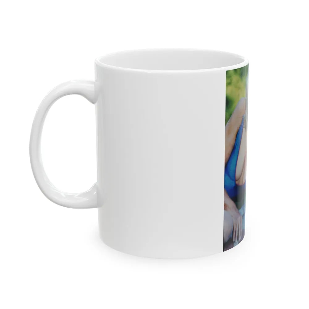 Terry Moore #504 (Vintage Female Icon) White Coffee Mug-Go Mug Yourself