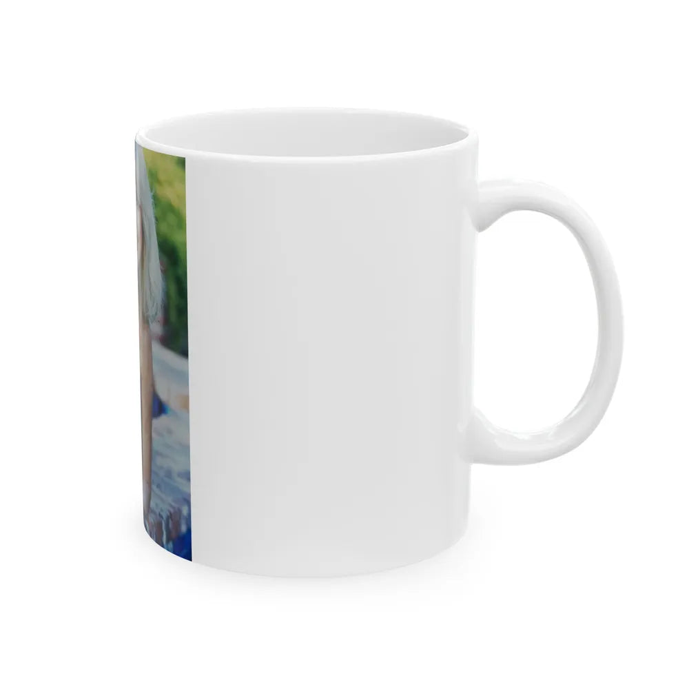 Terry Moore #504 (Vintage Female Icon) White Coffee Mug-Go Mug Yourself