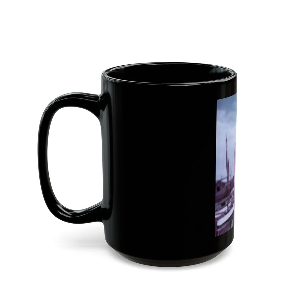 Terry Moore #509 (Vintage Female Icon) Black Coffee Mug-Go Mug Yourself