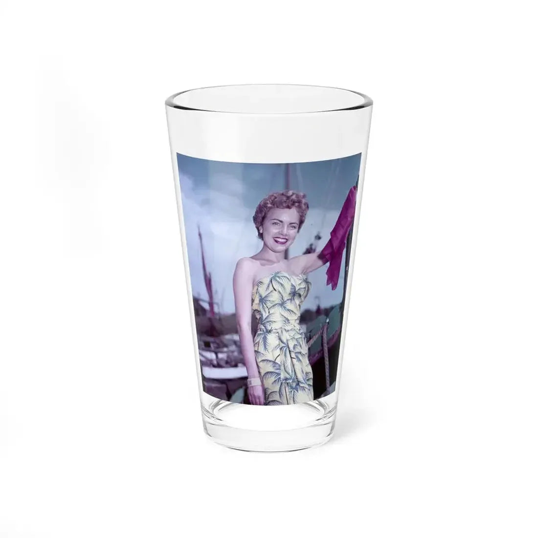 Terry Moore #509 (Vintage Female Icon) Pint Glass 16oz 16oz - Go Mug Yourself