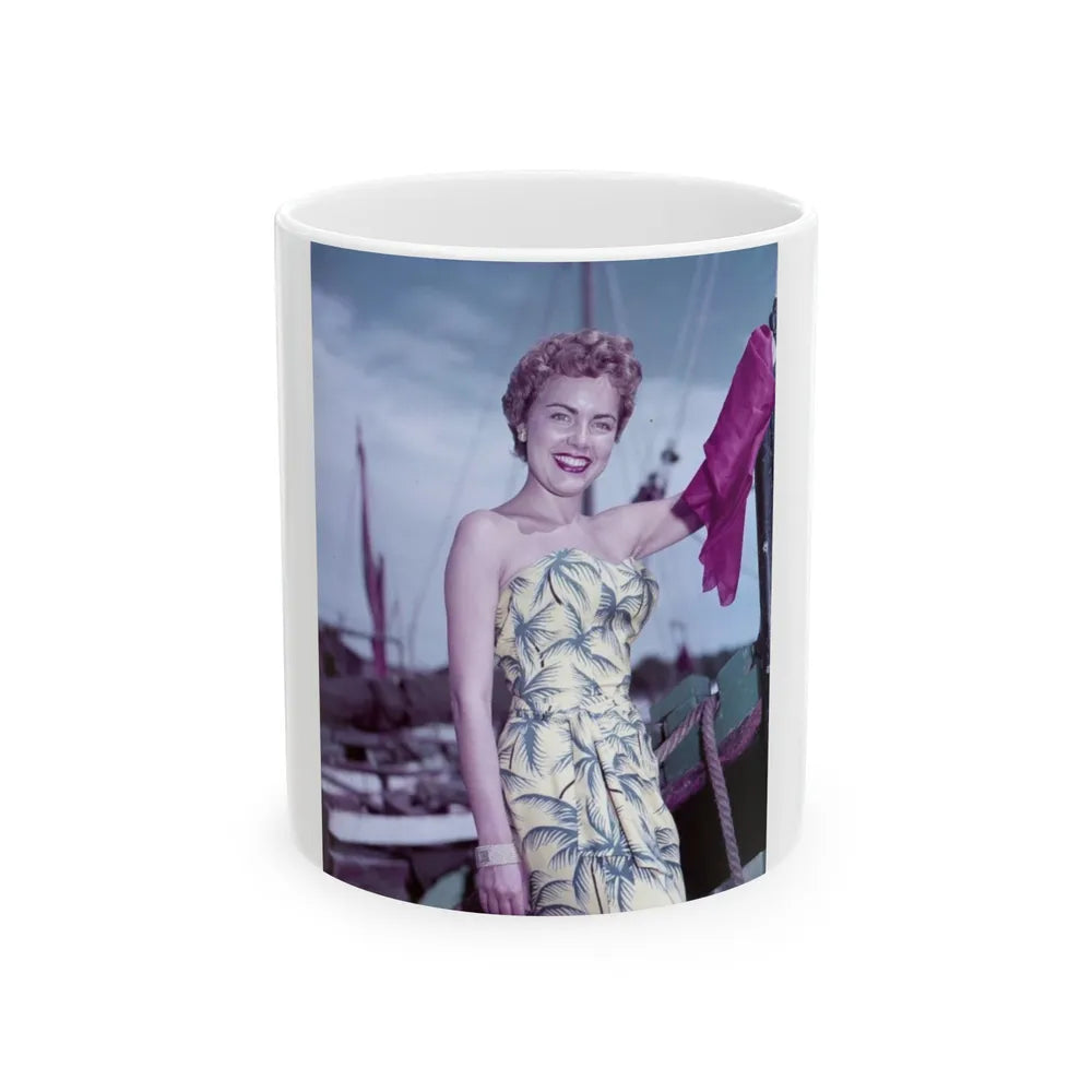 Terry Moore #509 (Vintage Female Icon) White Coffee Mug-11oz-Go Mug Yourself