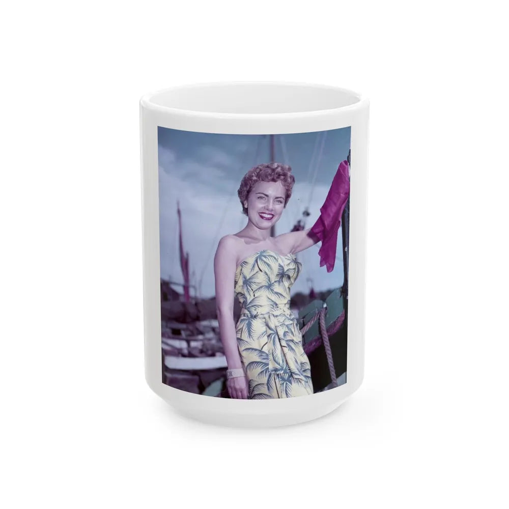 Terry Moore #509 (Vintage Female Icon) White Coffee Mug-15oz-Go Mug Yourself