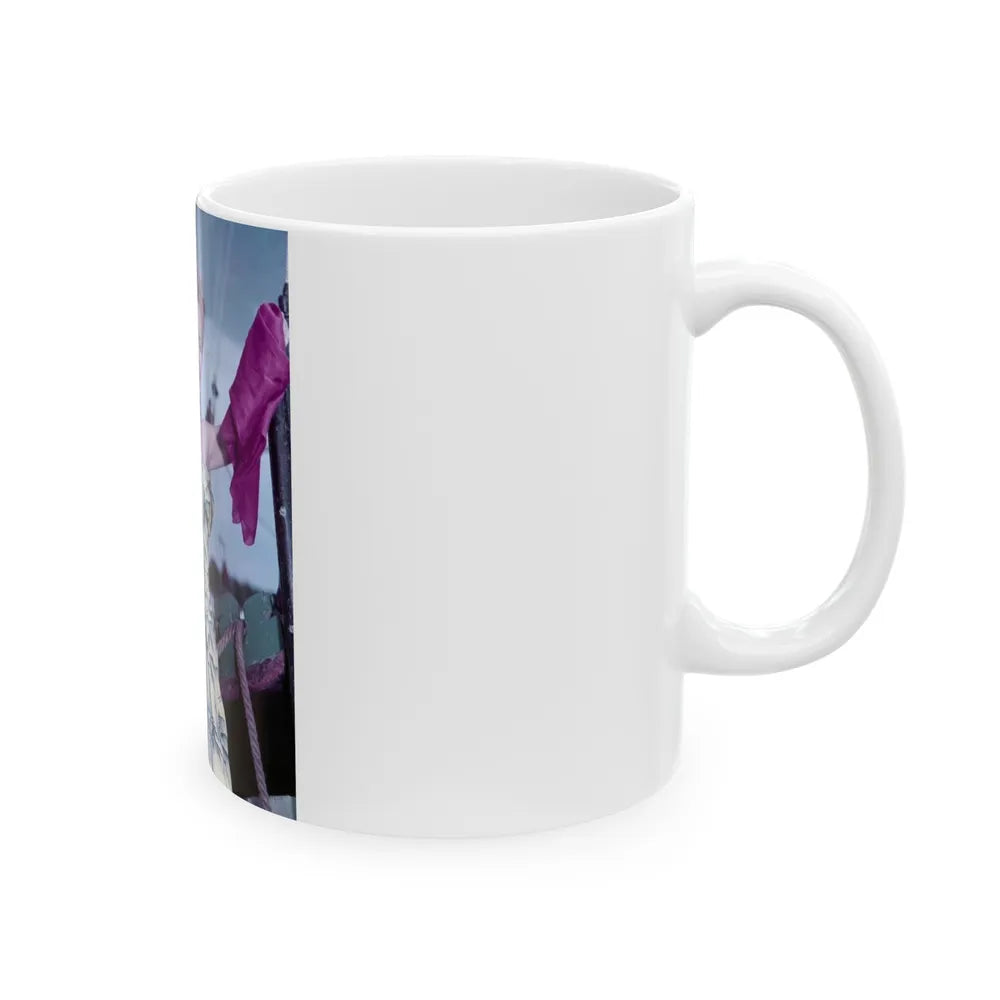 Terry Moore #509 (Vintage Female Icon) White Coffee Mug-Go Mug Yourself