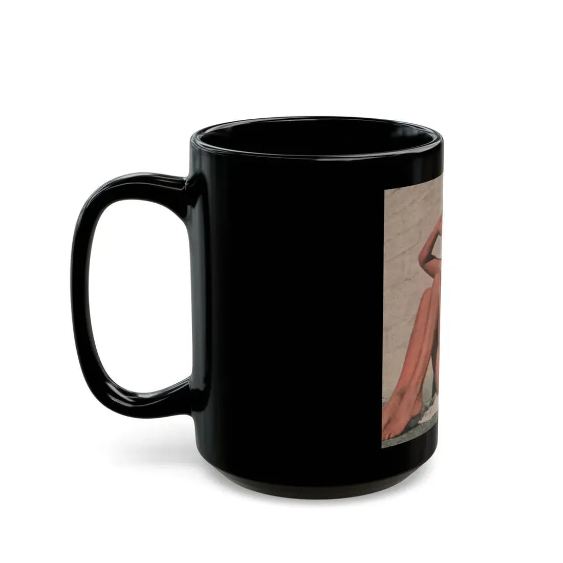 Terry Moore #517 - 4x4 Magazine Page Photo Clipping (Vintage Female Icon) Black Coffee Mug - Go Mug Yourself
