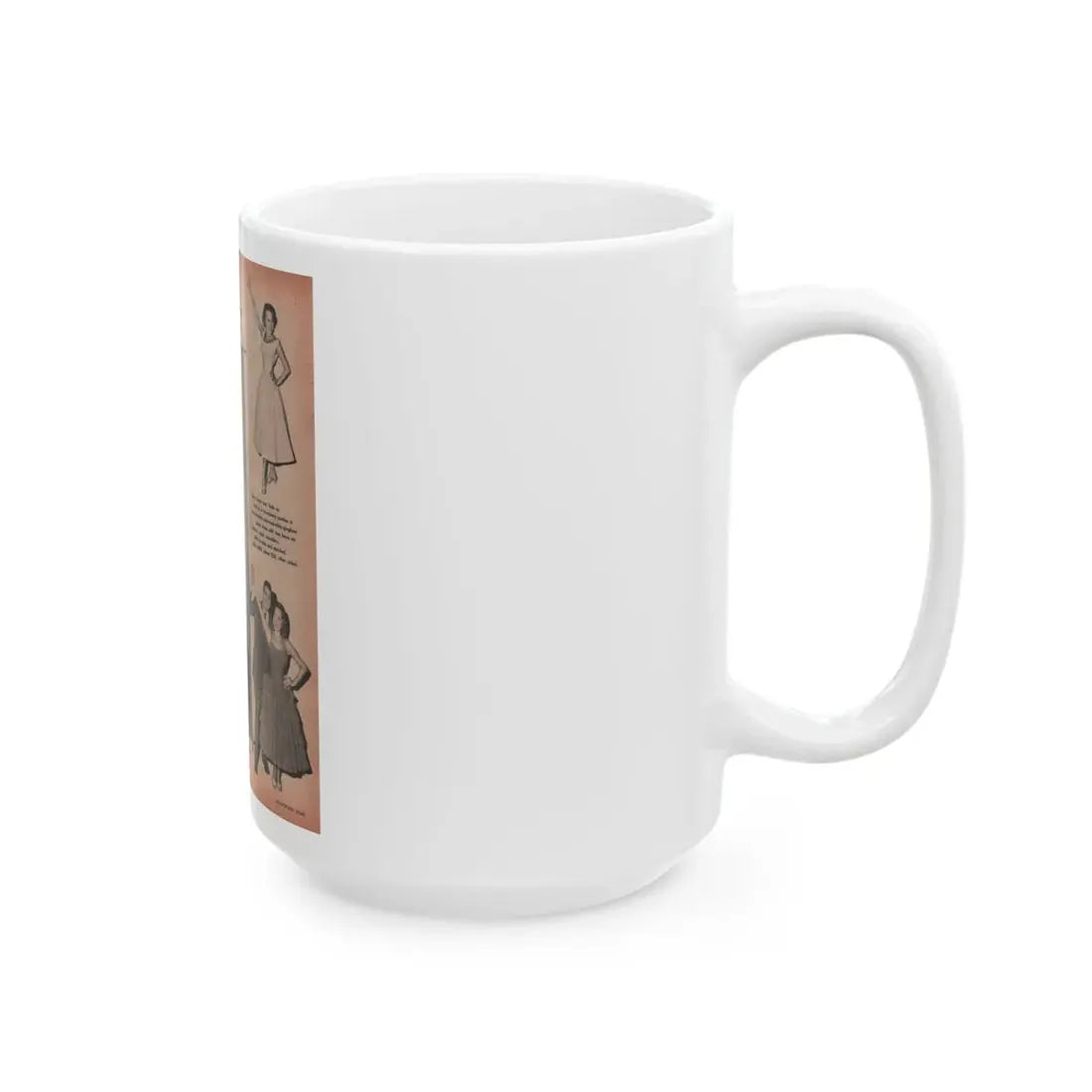 Terry Moore #524 - 8x11 Magazine Page Photos (Vintage Female Icon) White Coffee Mug - Go Mug Yourself