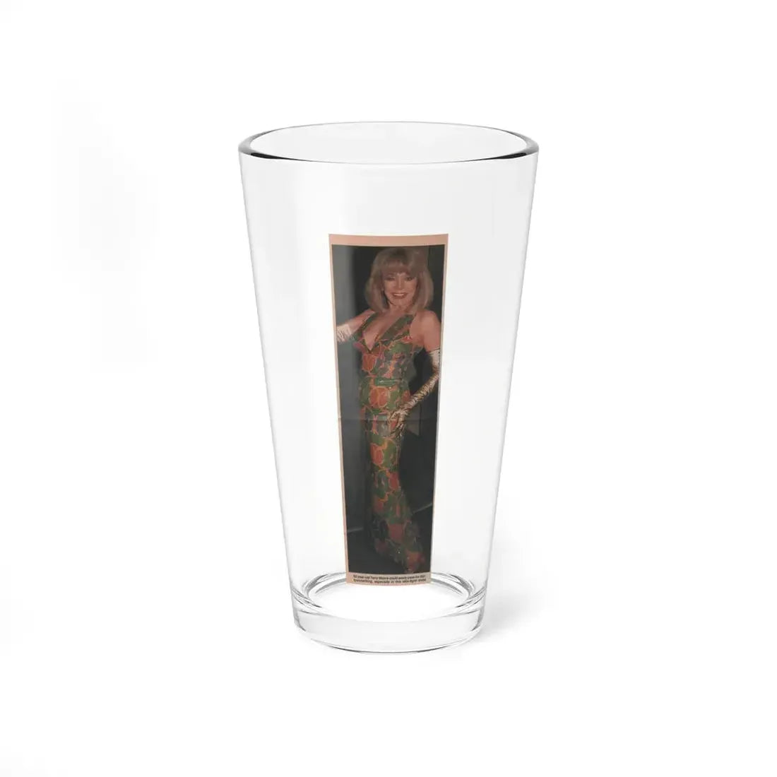 Terry Moore #528 - 3x11 Magazine Page Photo Clipping (Vintage Female Icon) Pint Glass 16oz 16oz - Go Mug Yourself