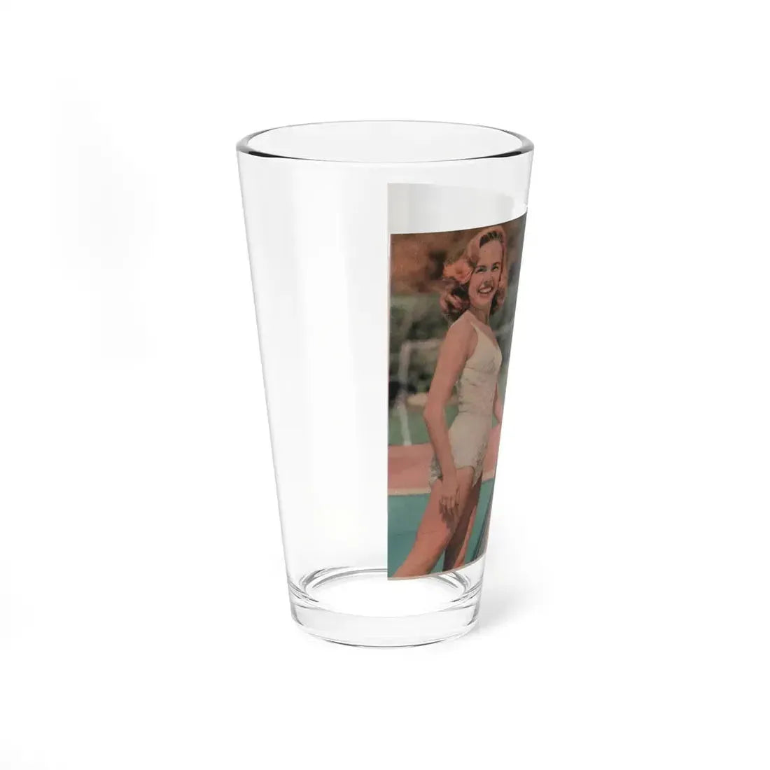 Terry Moore #535 - 5x6 Magazine Page Photo Clipping (Vintage Female Icon) Pint Glass 16oz - Go Mug Yourself