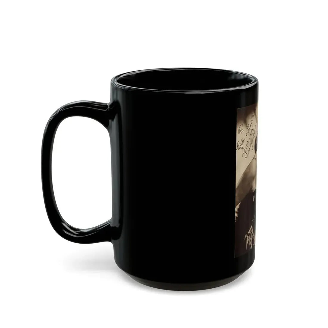 Terry Moore #540 - Magazine Page Photo (Vintage Female Icon) Black Coffee Mug - Go Mug Yourself