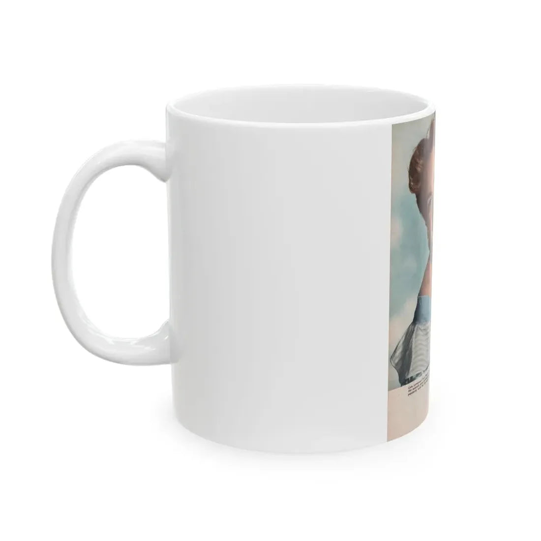 Terry Moore #541 - Magazine Page Photo (Vintage Female Icon) White Coffee Mug - Go Mug Yourself