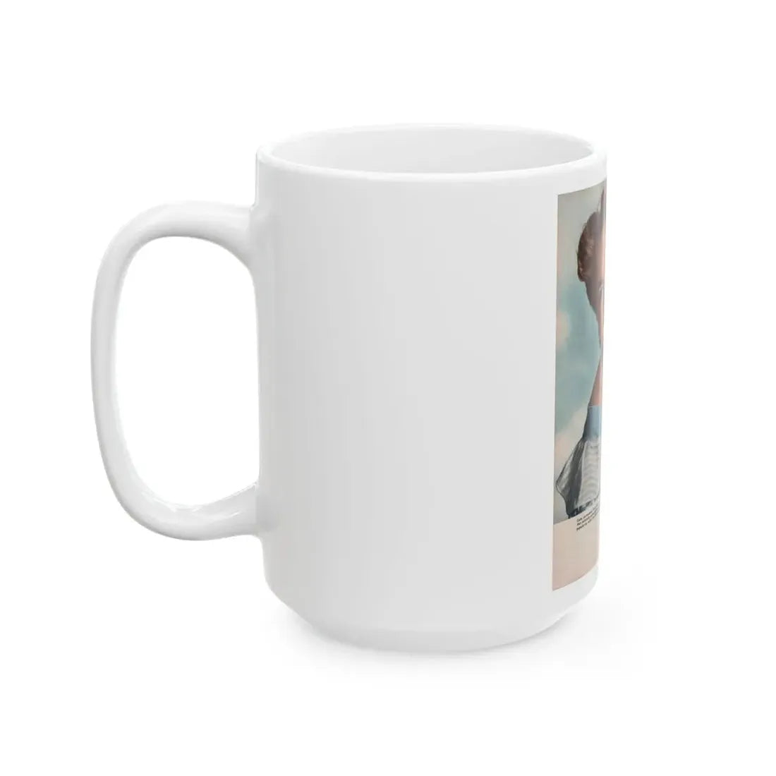 Terry Moore #541 - Magazine Page Photo (Vintage Female Icon) White Coffee Mug - Go Mug Yourself