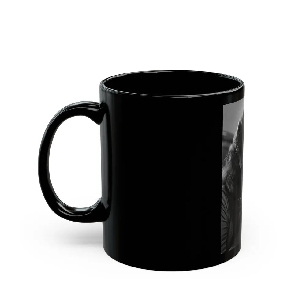 Terry Moore #5471 (Vintage Female Icon) Black Coffee Mug-Go Mug Yourself