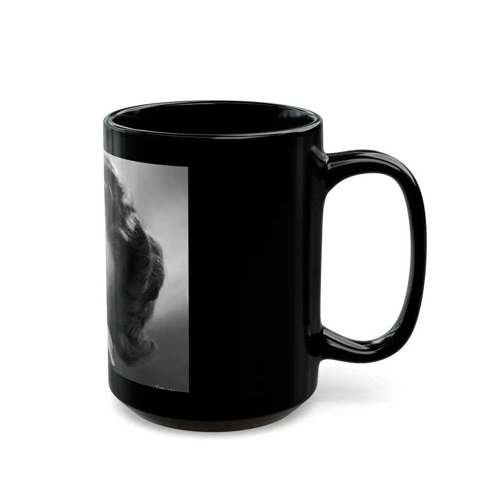 Terry Moore #552 (Vintage Female Icon) Black Coffee Mug-Go Mug Yourself