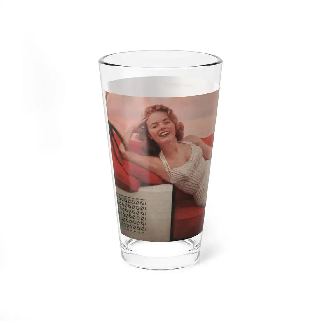 Terry Moore #556 - 7.75x3.75 Magazine Page Photo Clipping (Vintage Female Icon) Pint Glass 16oz - Go Mug Yourself
