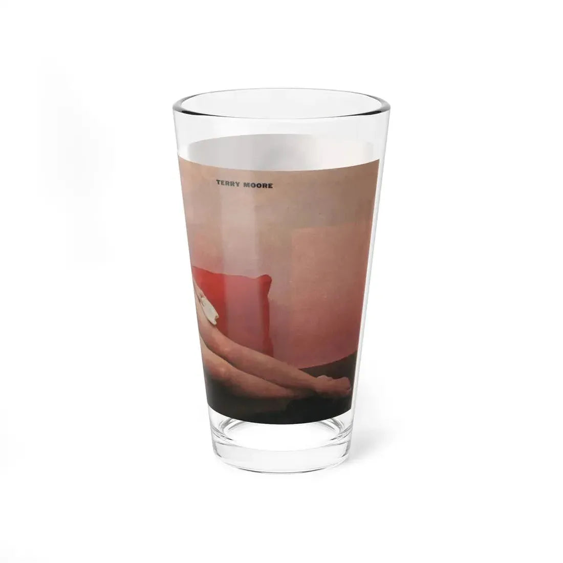 Terry Moore #556 - 7.75x3.75 Magazine Page Photo Clipping (Vintage Female Icon) Pint Glass 16oz - Go Mug Yourself