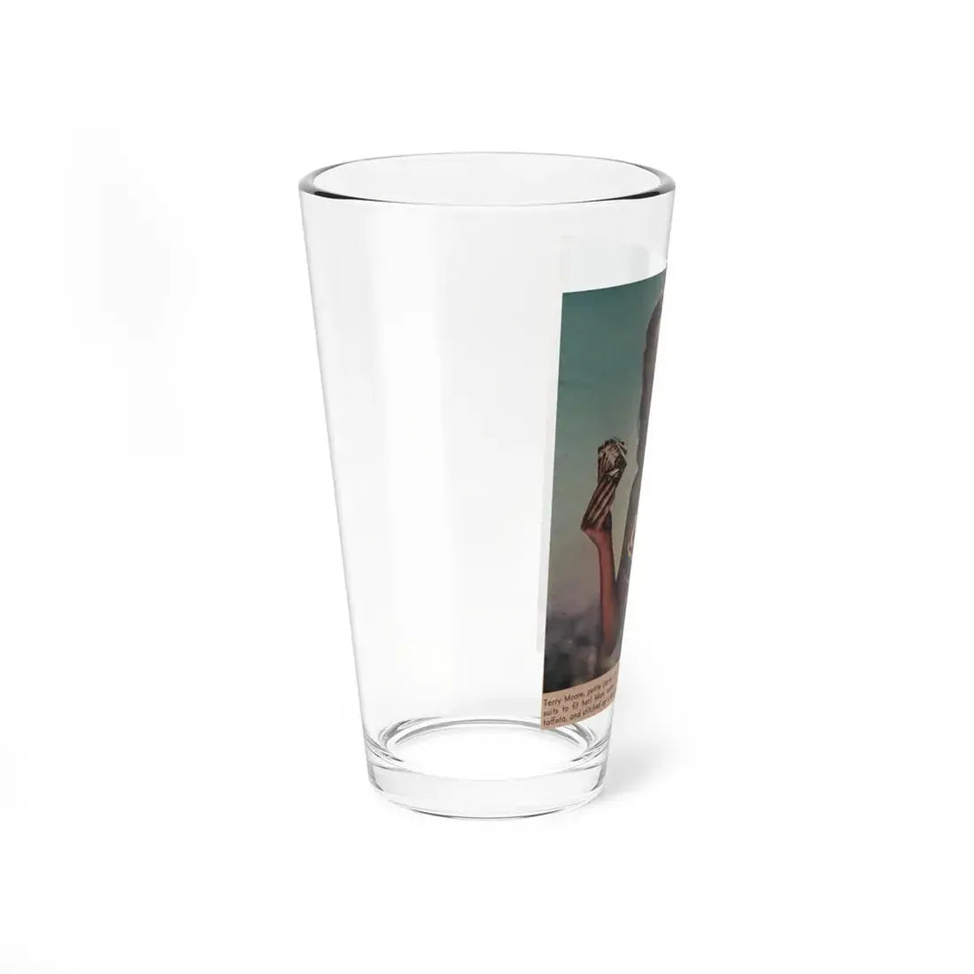 Terry Moore #559 - Magazine Page Photo Clipping (Vintage Female Icon) Pint Glass 16oz - Go Mug Yourself