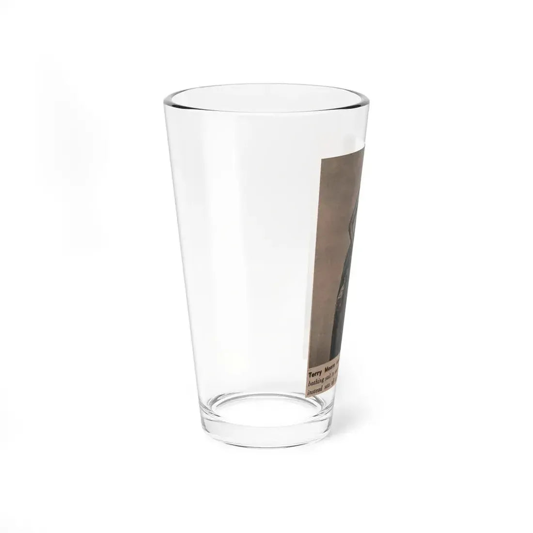Terry Moore #560 - Magazine Page Photo Clipping (Vintage Female Icon) Pint Glass 16oz - Go Mug Yourself